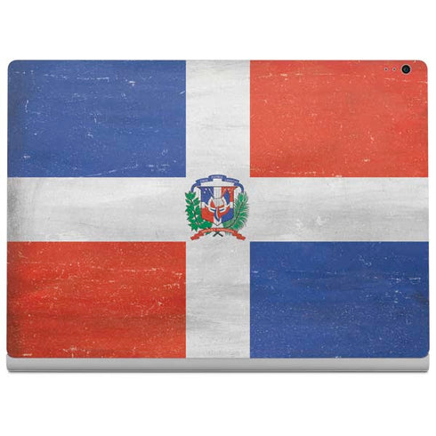 Dominican Republic Flag Faded Surface Book 2 15in Skin